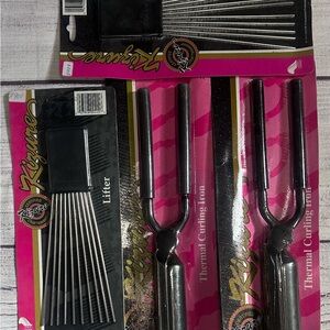 1993 vintage Marcel irons Kizure curling irons/combs 4 pc. R&S #vintagehair